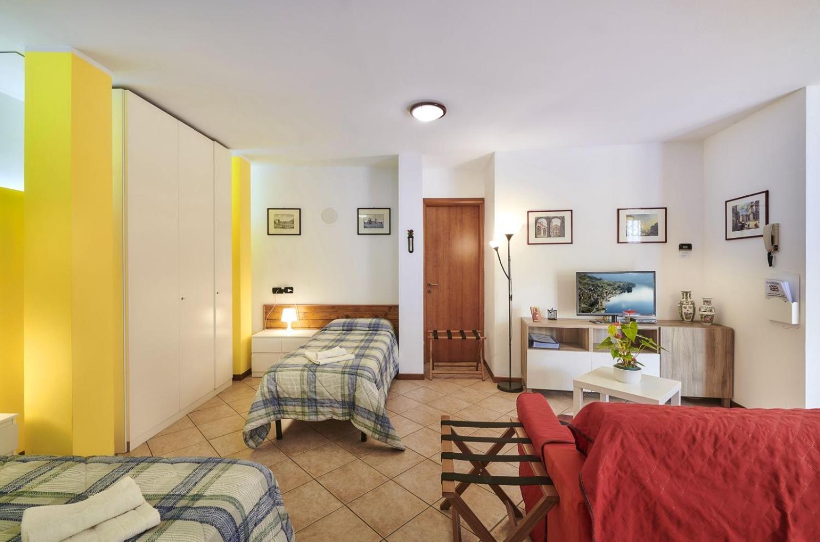 B&B-Foresteria Casa Della Musica Lake Como マンデッロ・デル・ラーリオ 部屋 写真
